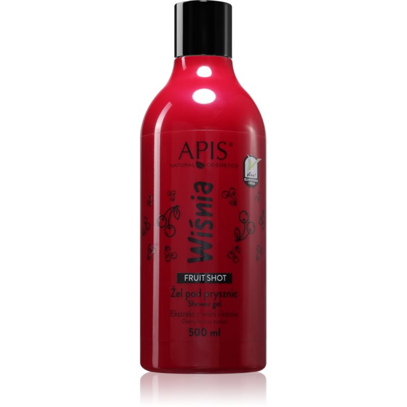 Apis Natural Cosmetics Fruit Shot Cherry sprchový gél 500 ml